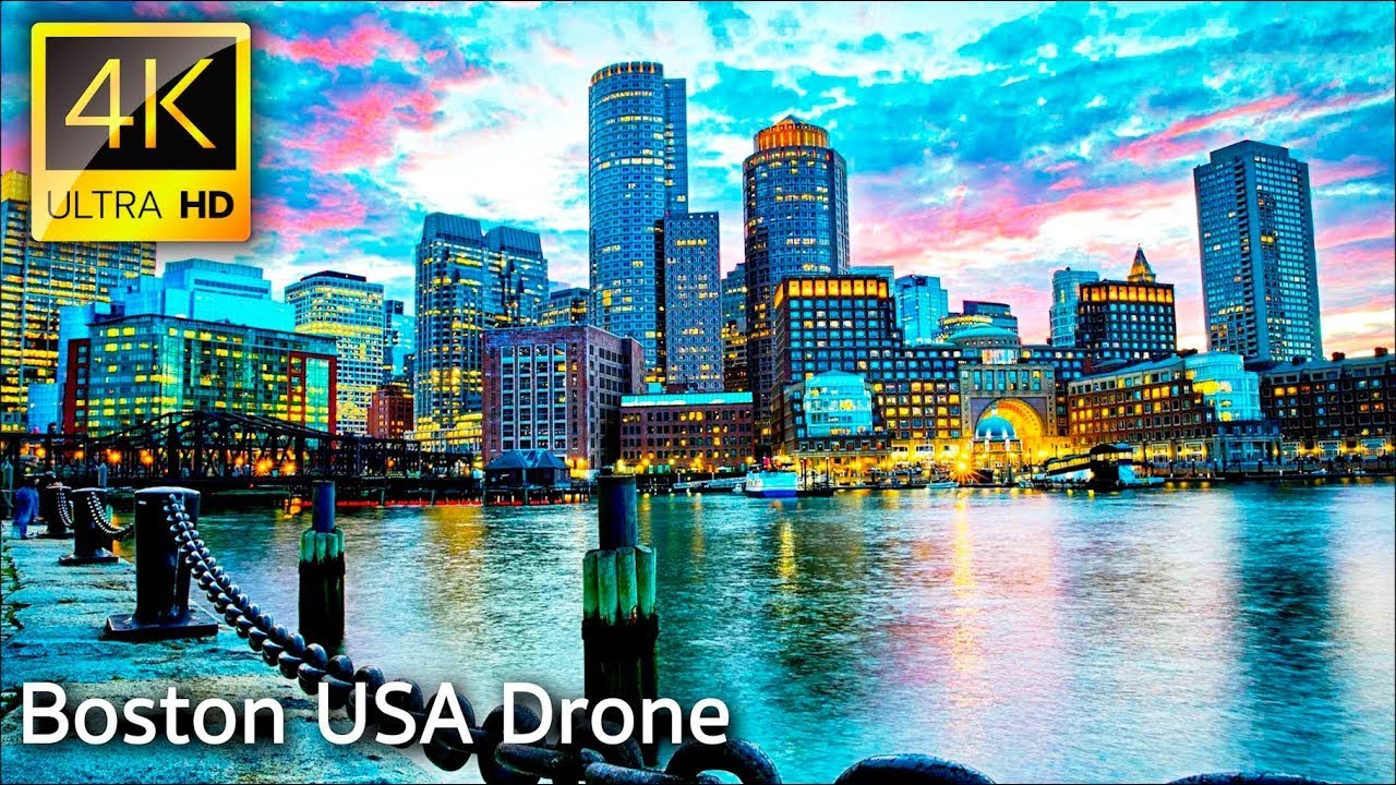 Boston Massachusetts 4k, USA, Boston Skyline, Massachusetts 4k, Boston 4k, Ultra HD