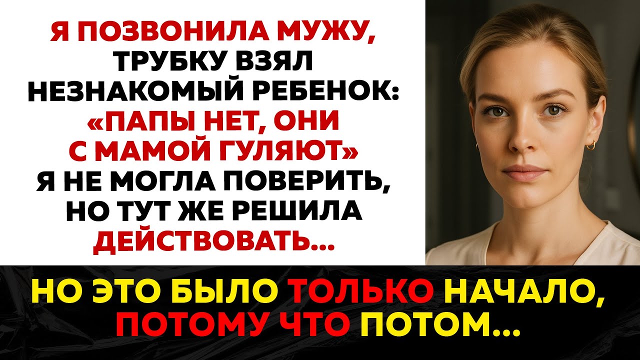 «Папы Нет» - Сказал Мне Незнакомый Ребенок и Я Раскопала Преступления Мужа...