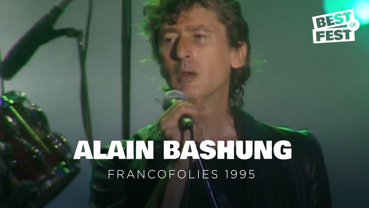 Alain Bashung @Francofolies 1995 - Tourn&eacute;e 