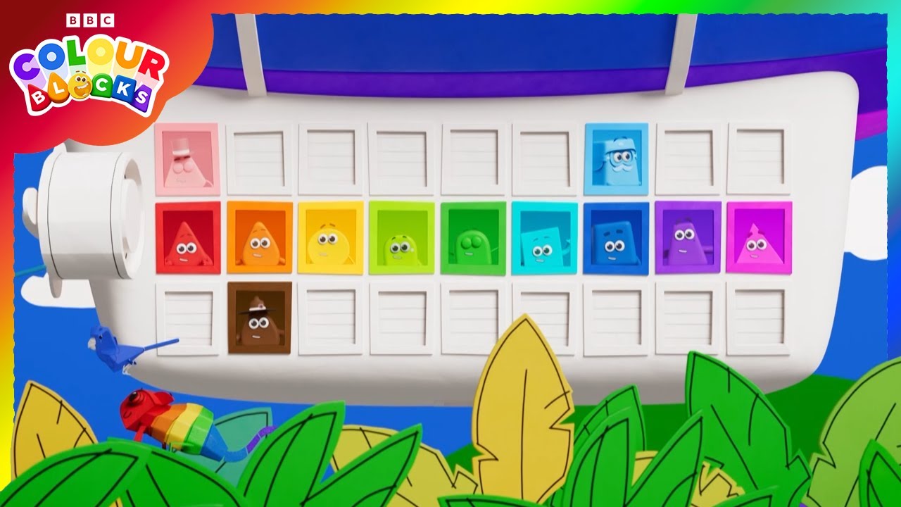 A Colourful Journey Extravaganza! 😄 | Kids Learn Colours | @colourblocks