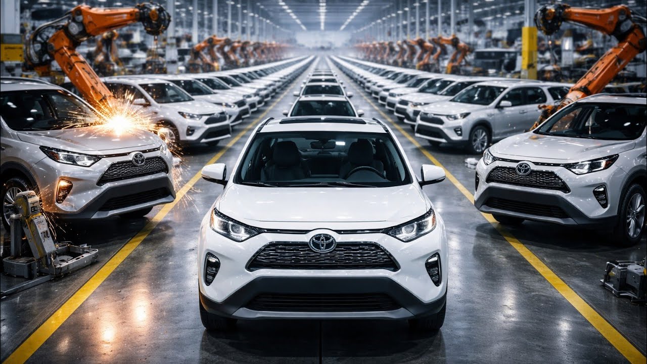 Inside Toyota’s RAV4 Factory: Robotic Precision & Mass-Production Magic