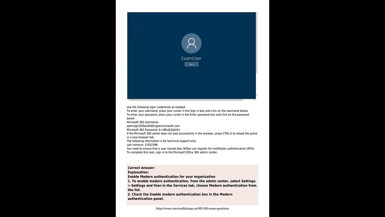 MS-500 Exam Dumps (Free Demo)