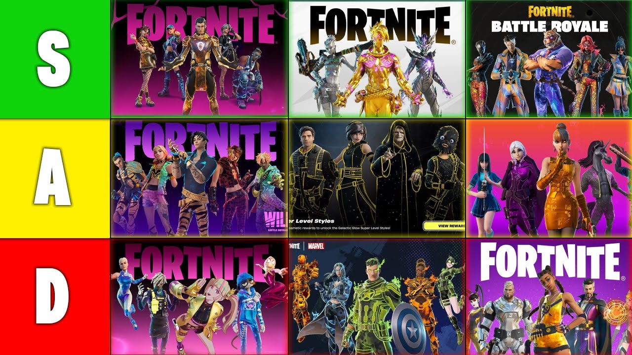 Рейтинг ВСЕХ наборов суперстилей Fortnite!