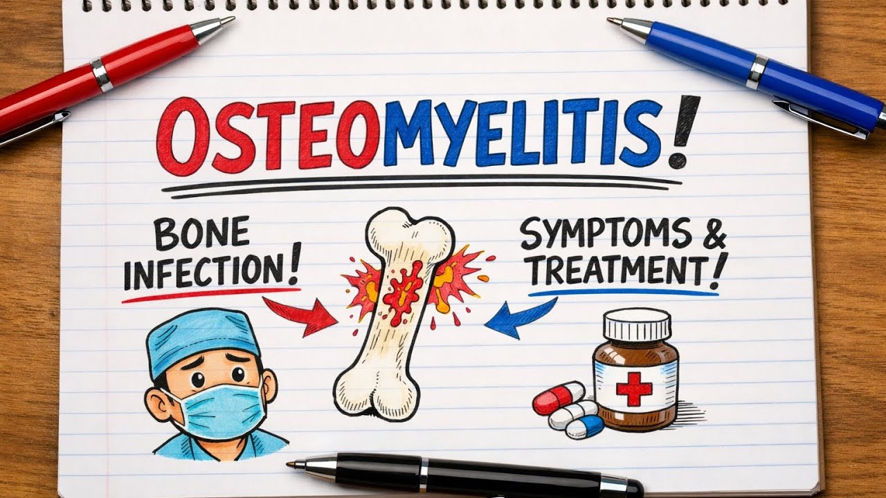 Osteomyelitis Explained | Introduction, Pathophysiology, Clinical Features, Diagnosis, PT Management