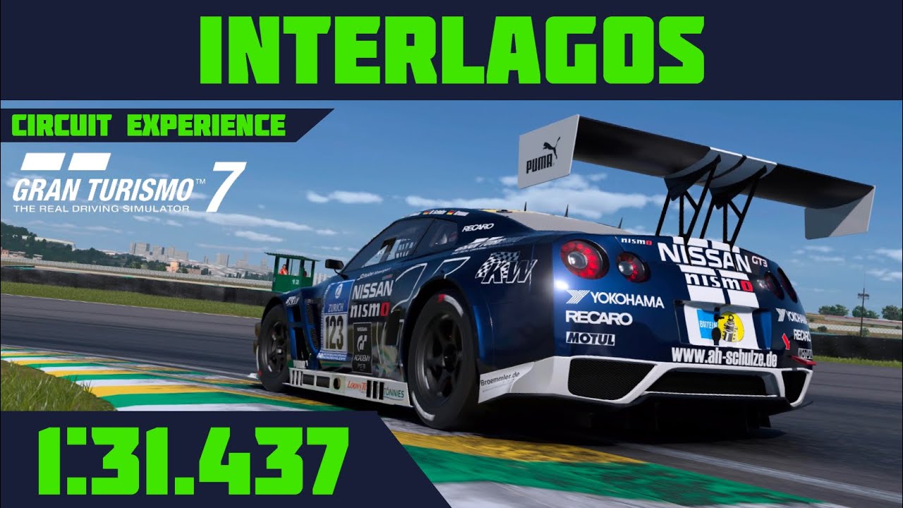Gran Turismo 7 - Interlagos Circuit Experience - Nissan GTR GT3 - 1:31.437