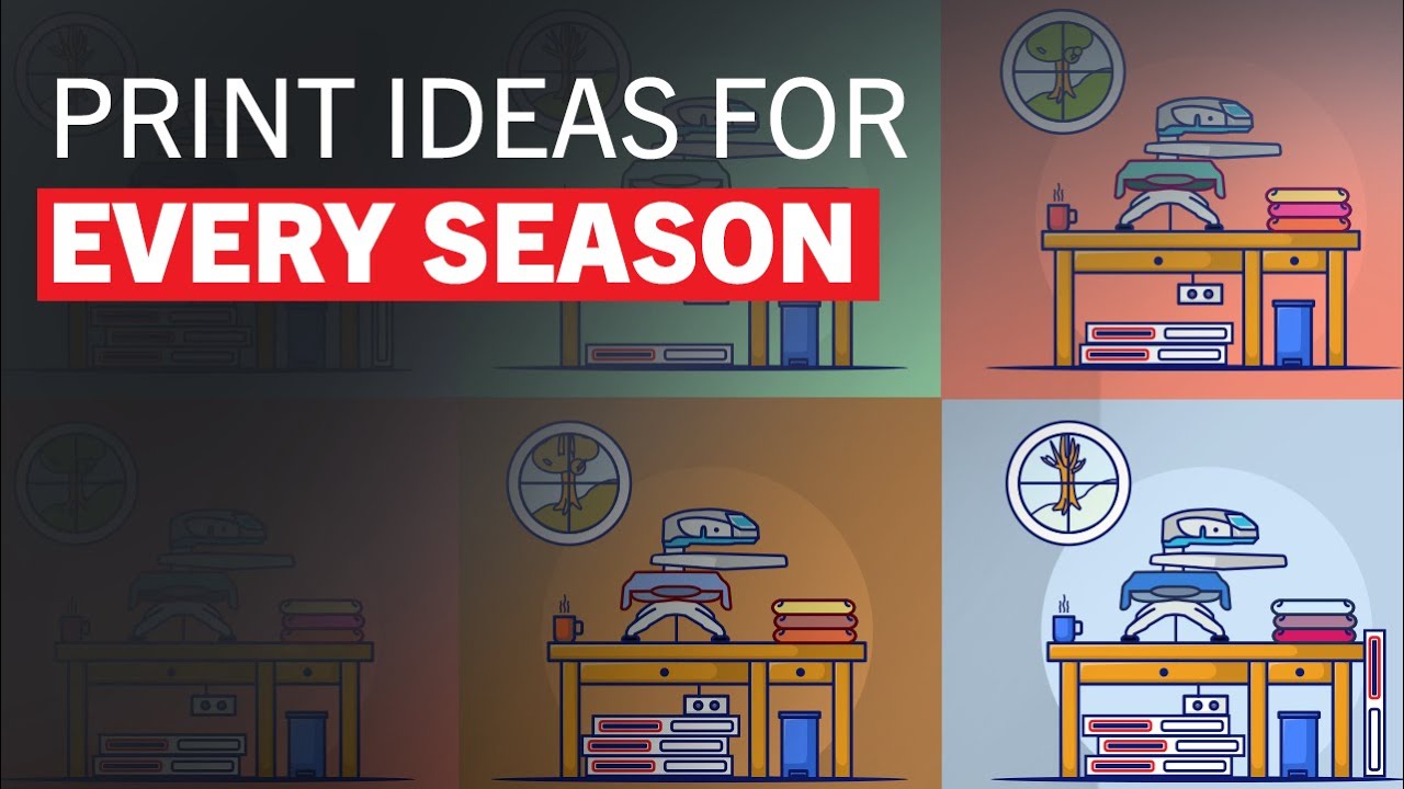 The T-Shirt Business Idea Calendar: July through December