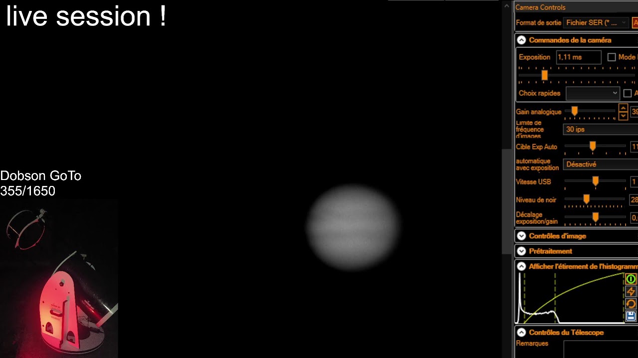 Jupiter en direct !