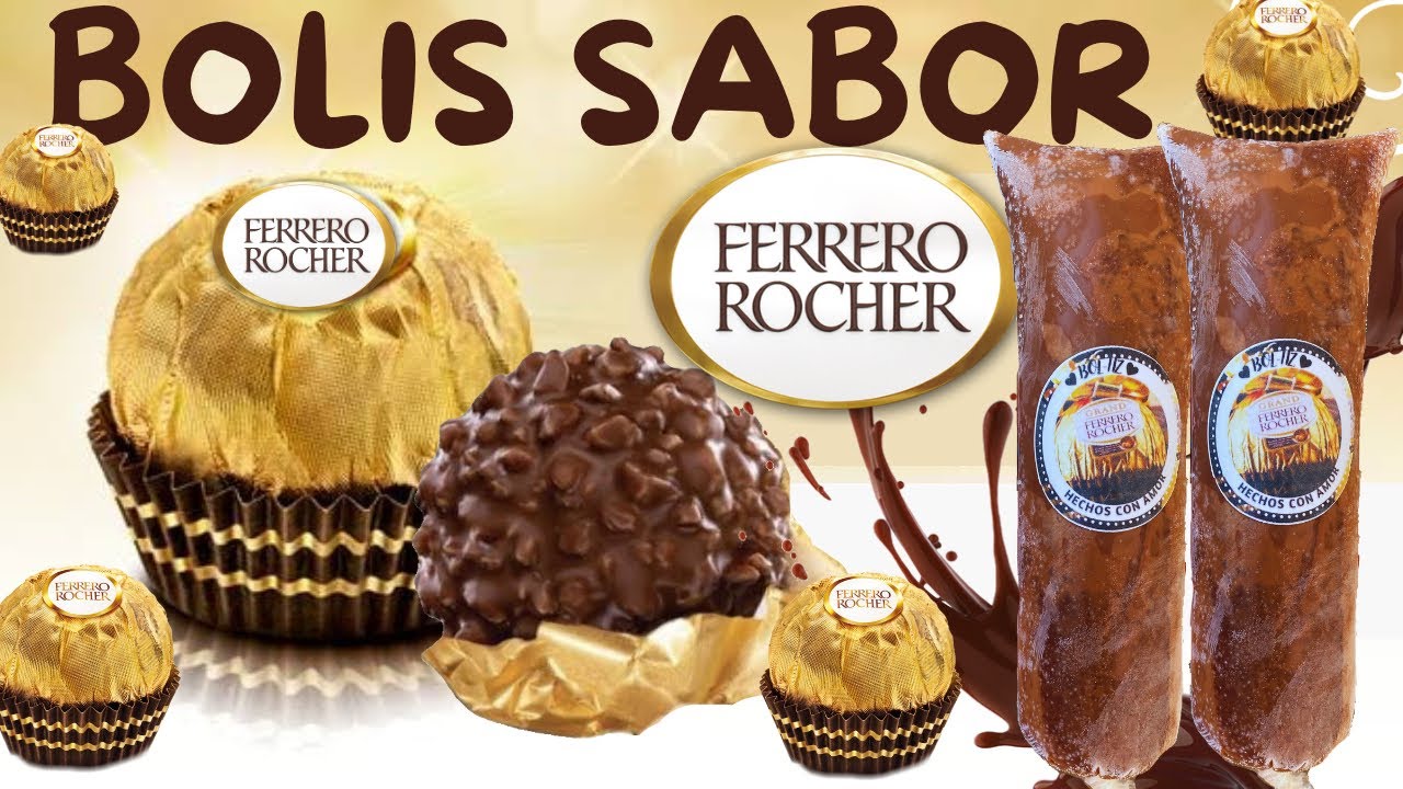 Bolis Gourmet para NEGOCIO de FERRERO ROCHER receta super facil y DELICIOSA