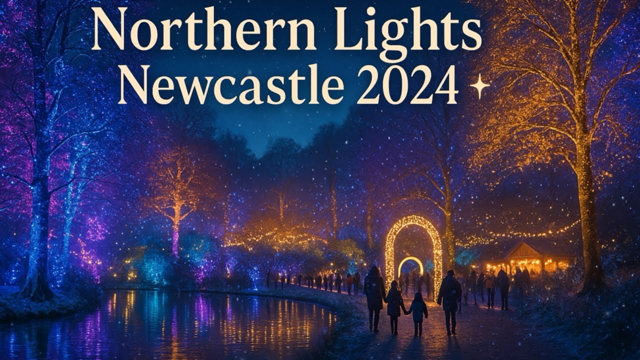 Northern lights Newcastle Leazes park 2024 walkthrough tour