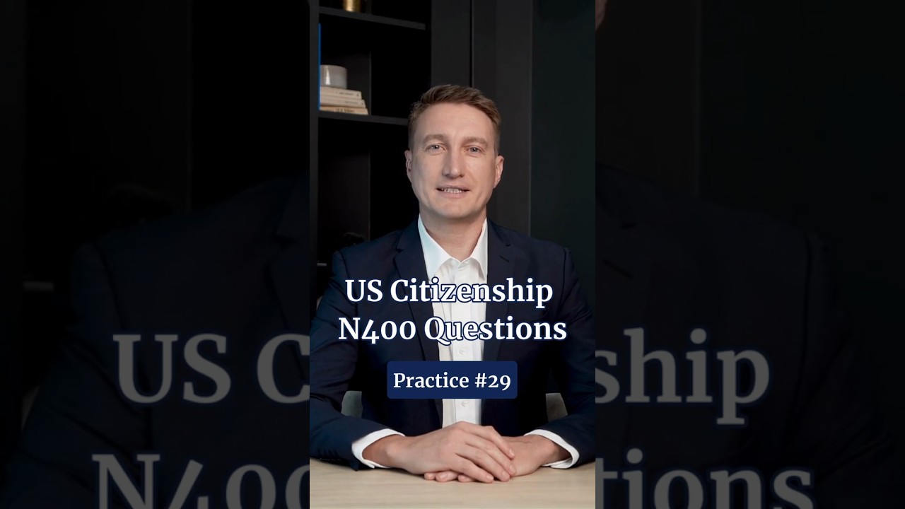 N400 Questions for Naturalization #29| N 400 Interview | Practice & Pass!