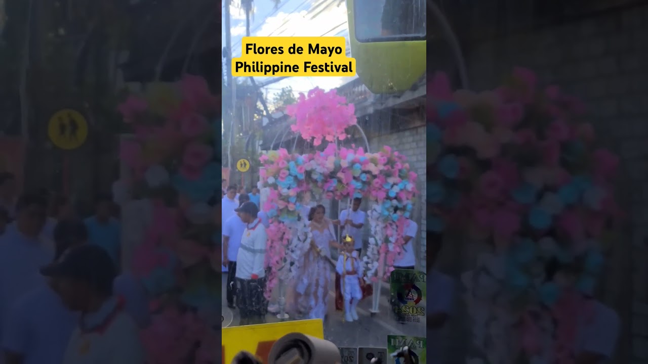 Flores de Mayo is a festival held in the Philippines in the month of May. #tradition #floresdemayo