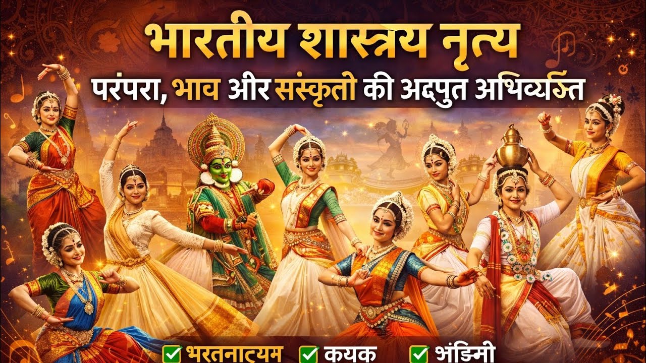 भारतीय शास्त्रीय नृत्य: परंपरा, भाव और संस्कृति ka अद्भुत मिश्रण skillsprout learninghub #education 