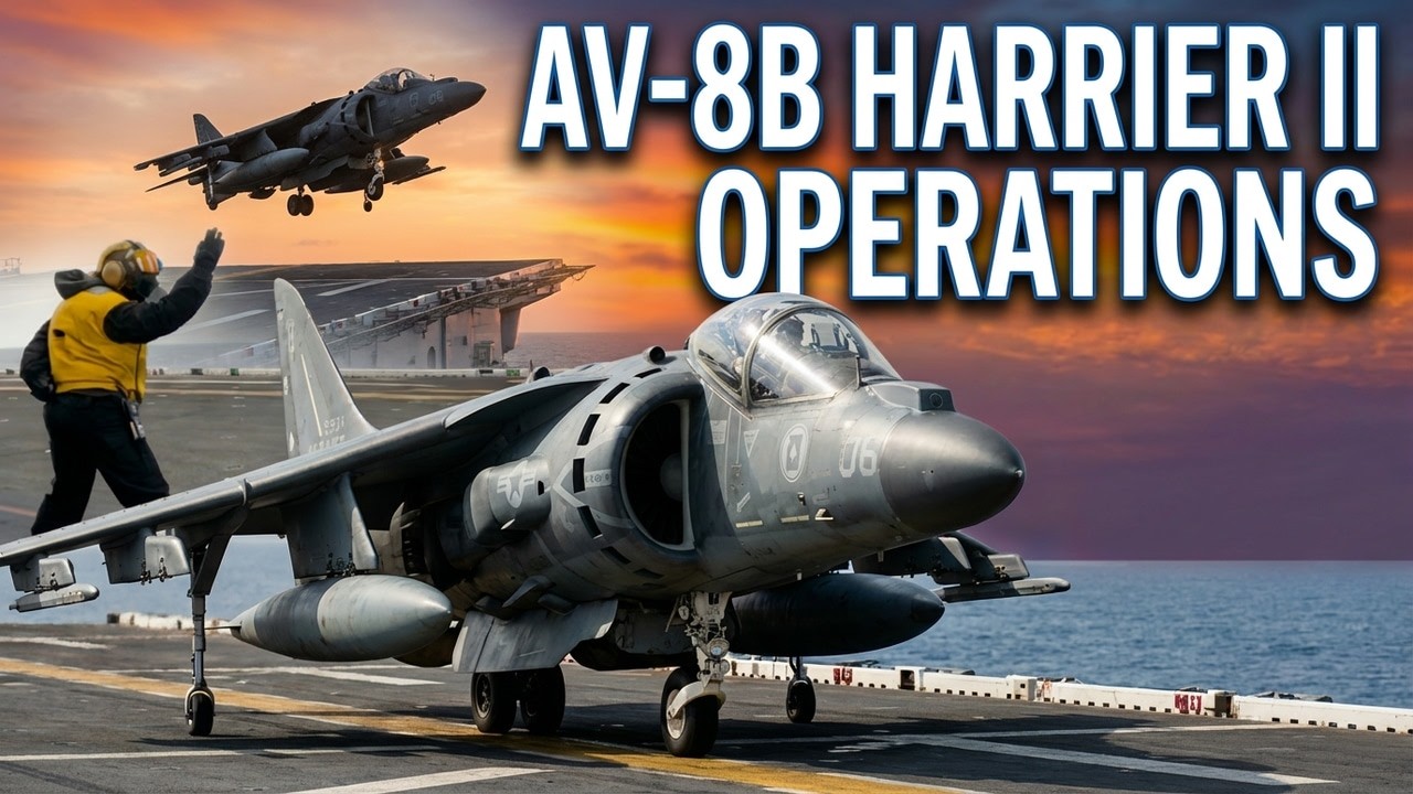USMC AV-8B Harrier II in Full Combat Mode