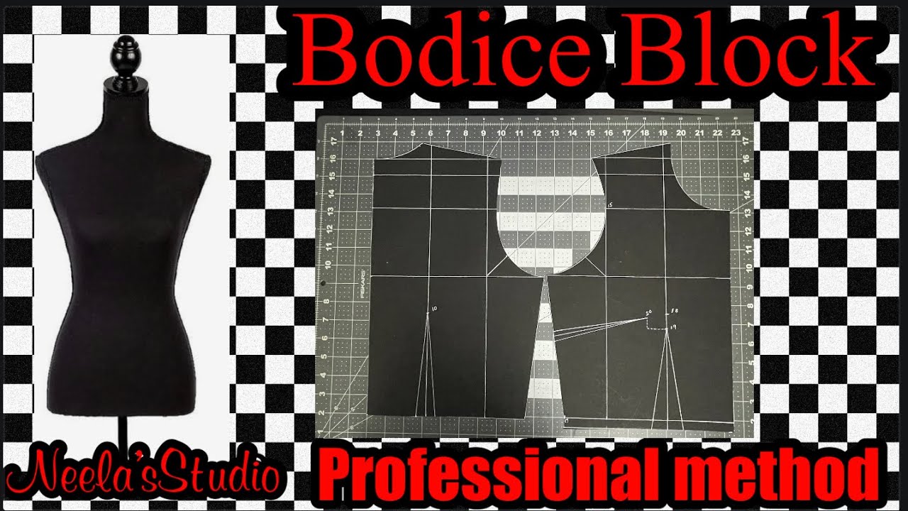 Basic Bodice block in a professional way.