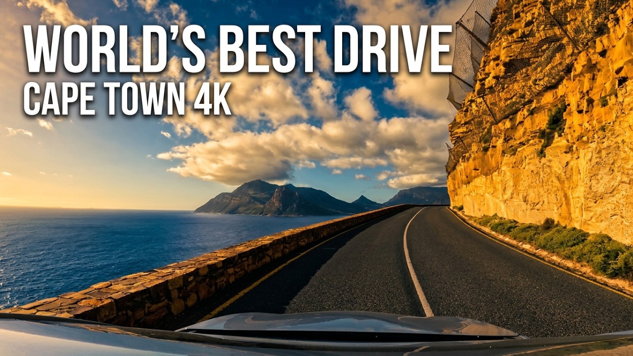 Chapman's Peak Drive - Scenic Coastal Route | Cape Town 4K