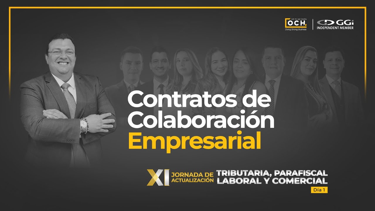 Contratos de colaboraci&oacute;n empresarial - XI Jornadas de Actualizaci&oacute;n 2025
