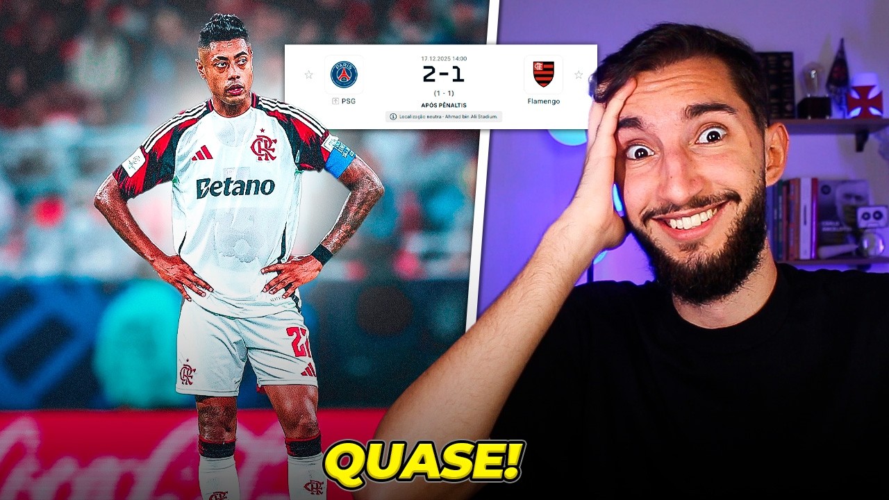Flamengo 1 x 1 Psg - FLAMENGO SUFOCA, MAS PSG É CAMPEÃO DO MUNDO! 🏆
