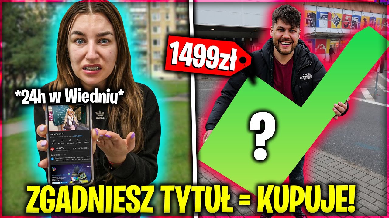 KUPUJE MU WSZYSTKO, JEŚLI ZGADNIE YOUTUBERA PO TYTULE FILMU!