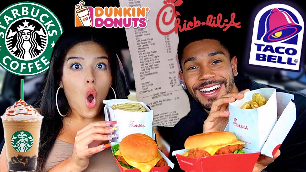 LETTING THE PERSON IN FRONT OF US DECIDE WHAT WE EAT!!