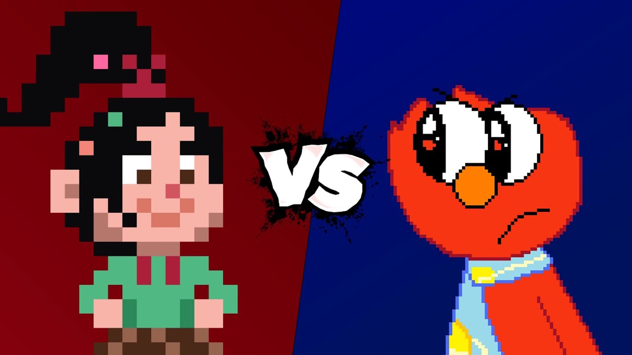 MUGEN Battle - Vanellope vs Evil Elmo