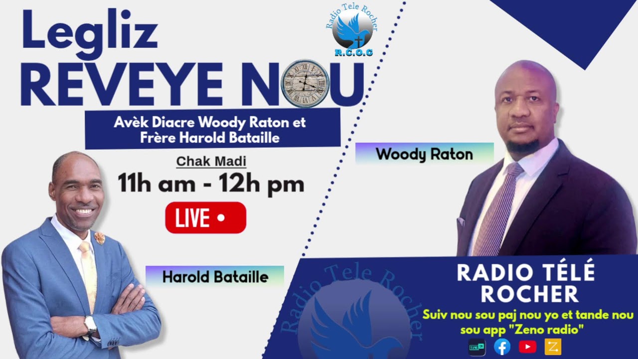 LEGLIZ REVEYE NOU avec le Diacre Woody Raton et le Frère Bataille | Mardi 3 MARS 2026