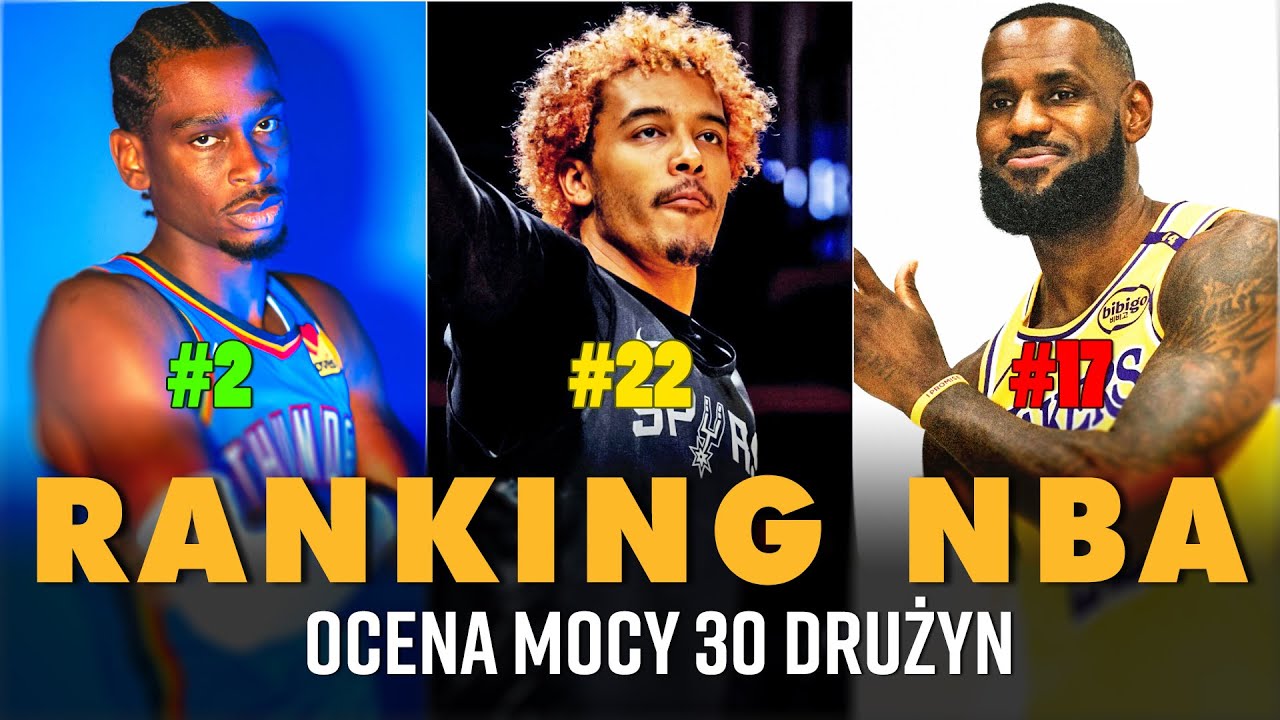 RANKING 30 drużyn NBA. Zmiany są OGROMNE