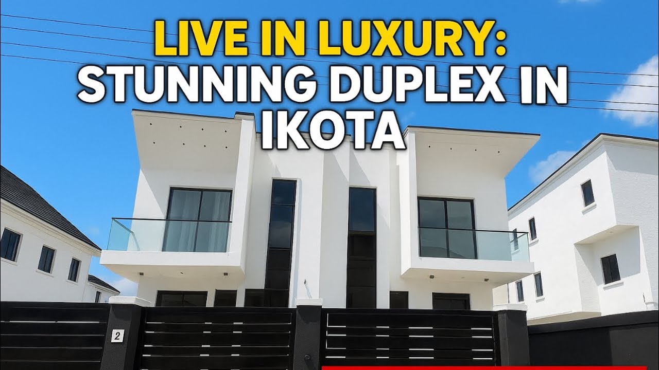 “Ikota Gem! Premium 4-Bed Semi-Detached Duplex for the Smart Buyer – ₦145M #home 