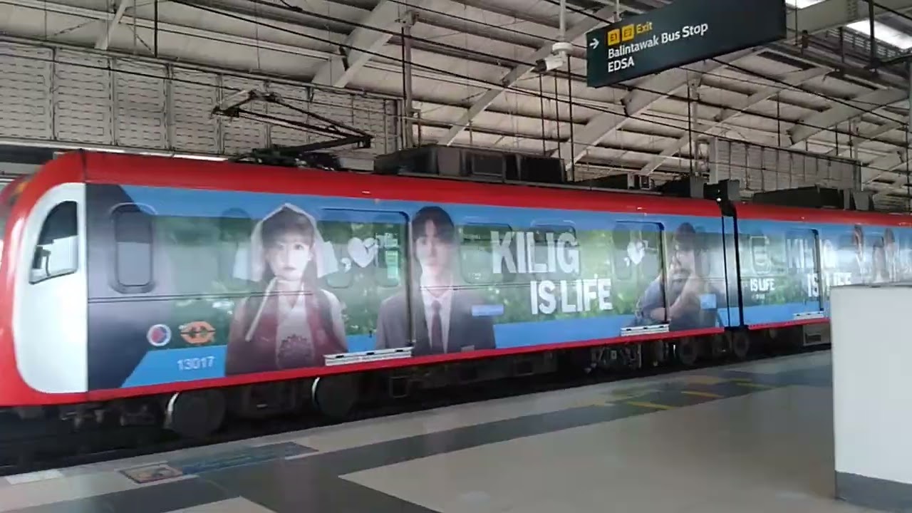LRT1 4G Set 5 wearing Prime Video adwrap at Balintawak Station #lrtline2 #primevideo (23/24/2026)