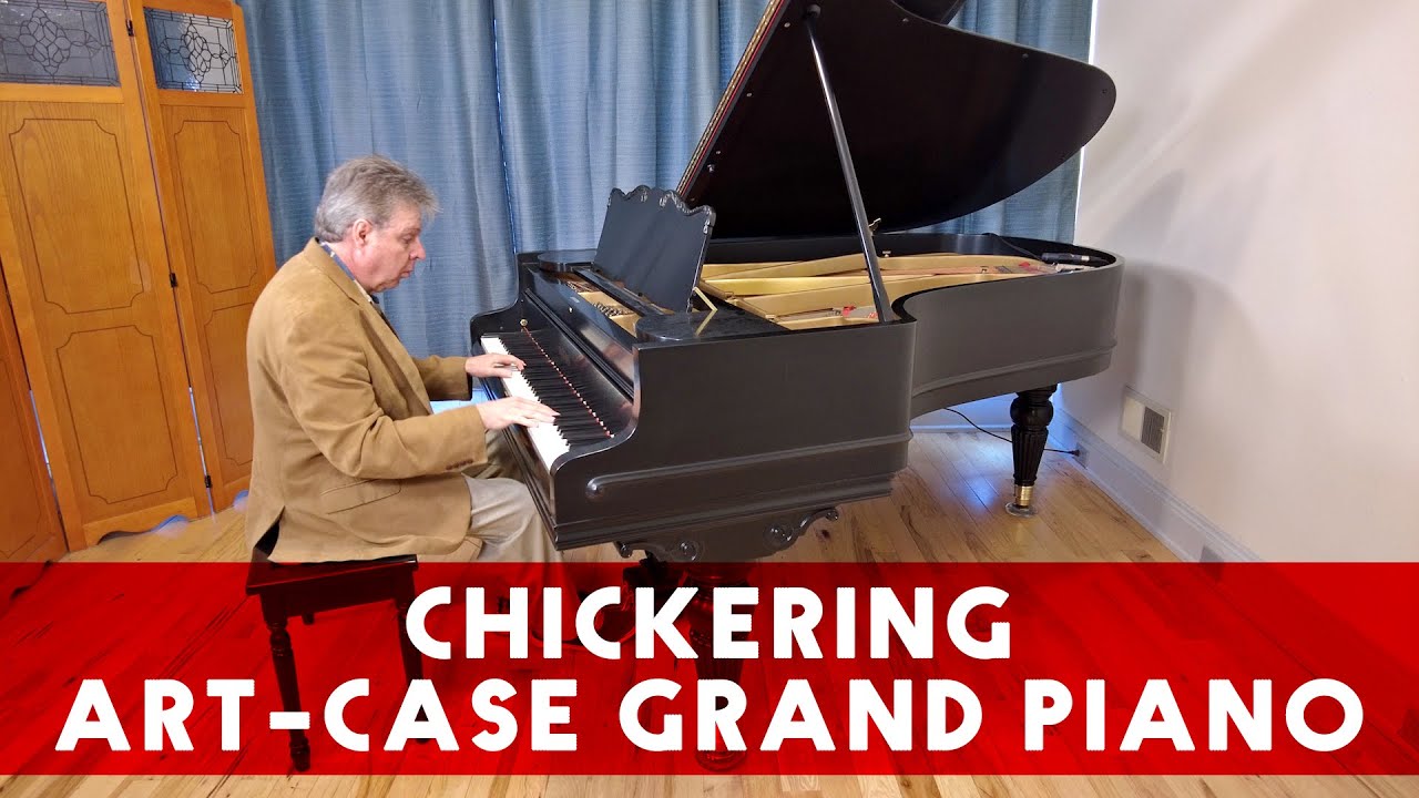 Chickering Art Case Grand Piano for Sale - Classic American Craftsmanship