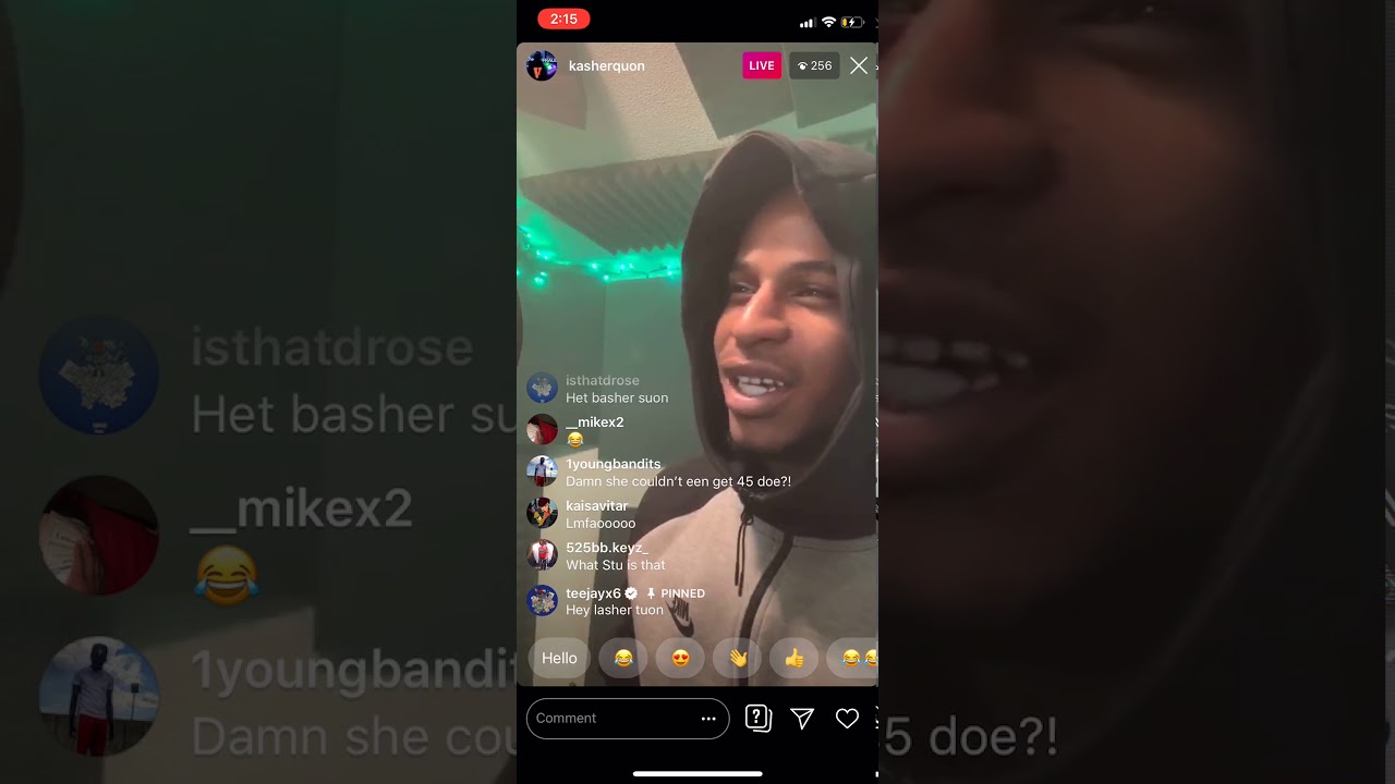 Kasher Quon Instagram live freestyle 🤣🤣