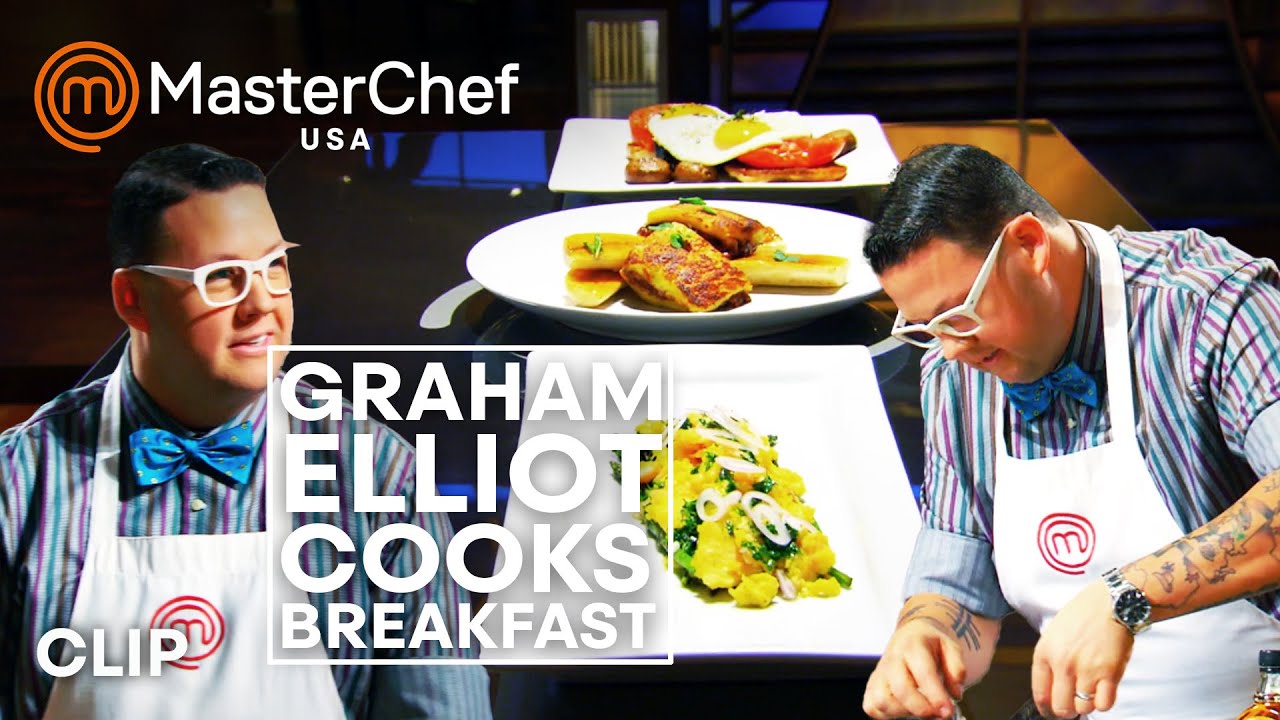 Graham Elliot Cooks Three Breakfasts In 30 Minutes | MasterChef USA | MasterChef World