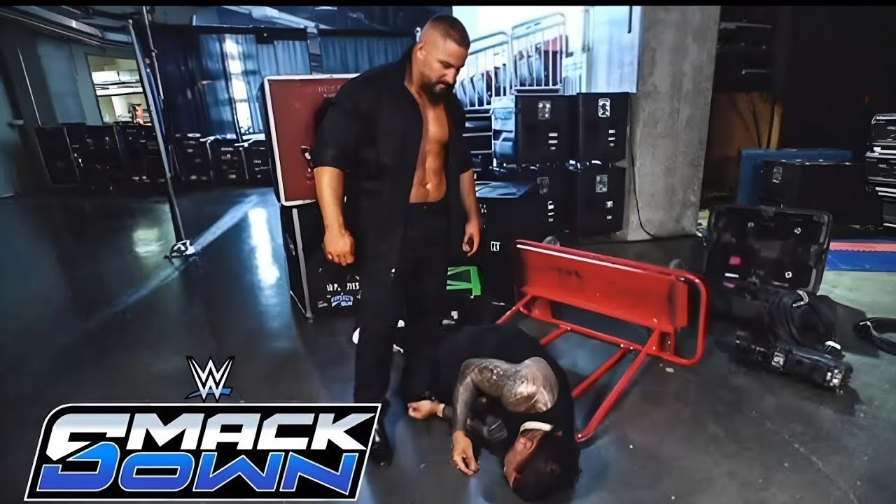 OMG!! BRON BREAKKER IS BACK AND HE JUST HOSPITALIZED JEY USO BACKSTAGE ON SMACKDOWN