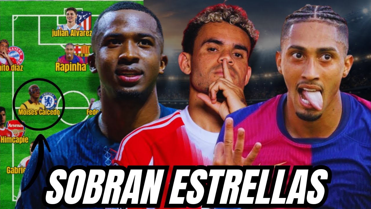 Este es el 11 ideal de Sudamérica HOY (sobran estrellas)🇪🇨🇺🇾🇦🇷🇧🇷🇨🇴