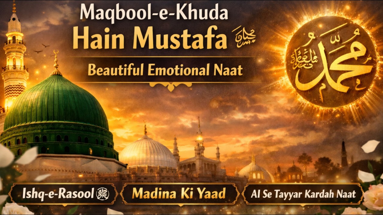 Maqbool-e-Khuda Hain Mustafa ﷺ | Dil Ko Sukoon Dene Wali Nayi Naat