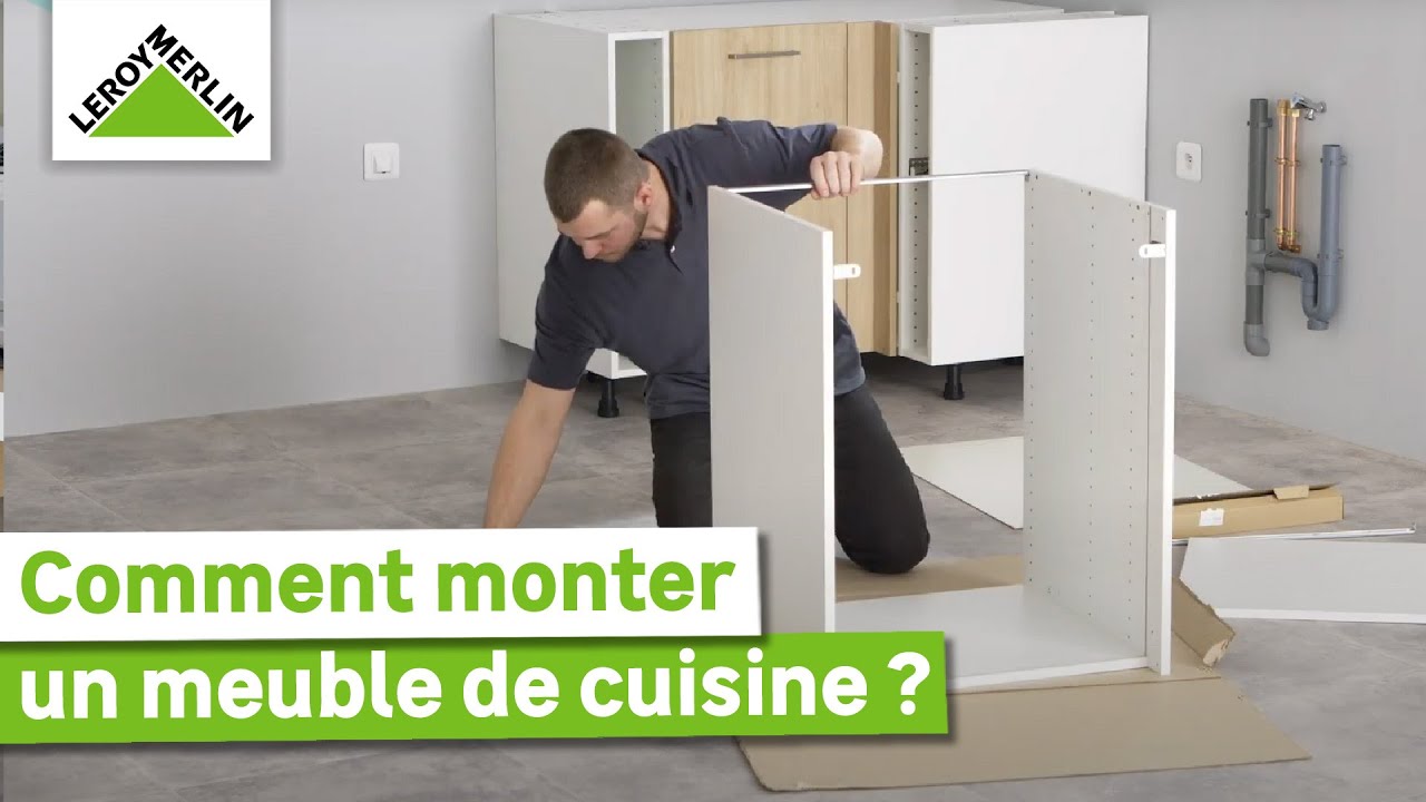 Comment monter un meuble de cuisine bas ? Tuto débutant | Leroy Merlin
