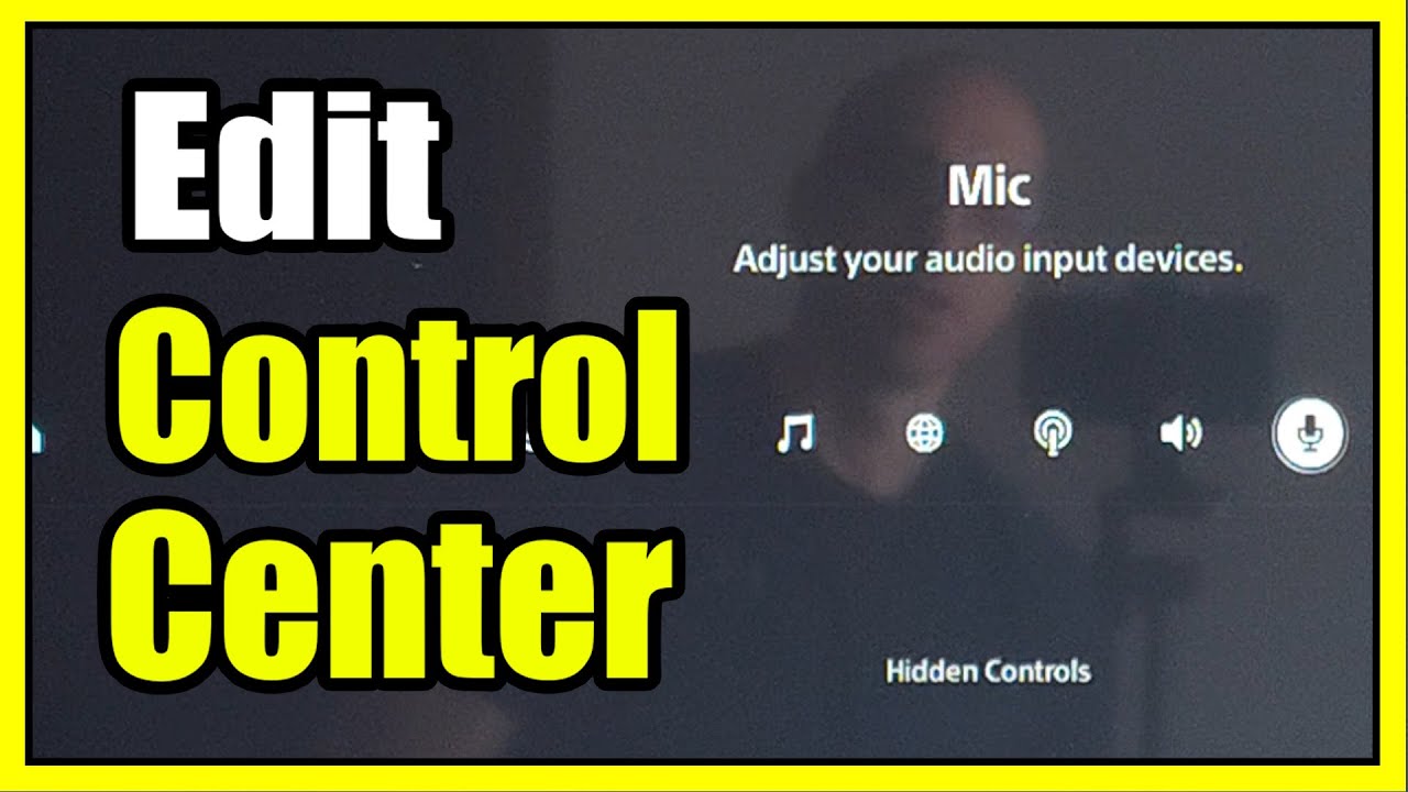 How to Edit the Quick Menu or Control Center on The PS5 (Hidden Controls)