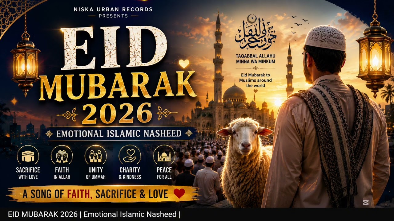 PIEŚŃ NA EID MUBARAK 2026 | Emocjonalny islamski naszid | Eid Ul Adha Mubarak