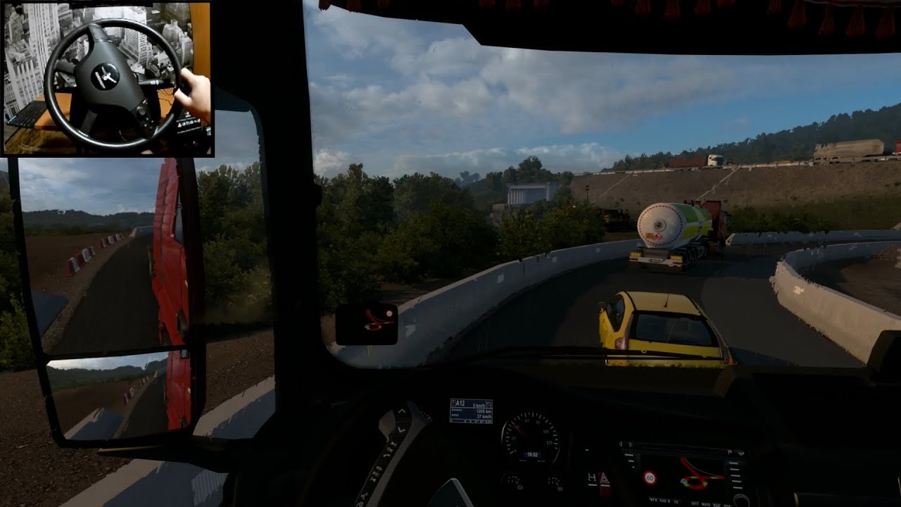 Euro Truck Simulator 2 | Setting | Aerosoft Truck & Bus Steering Wheel