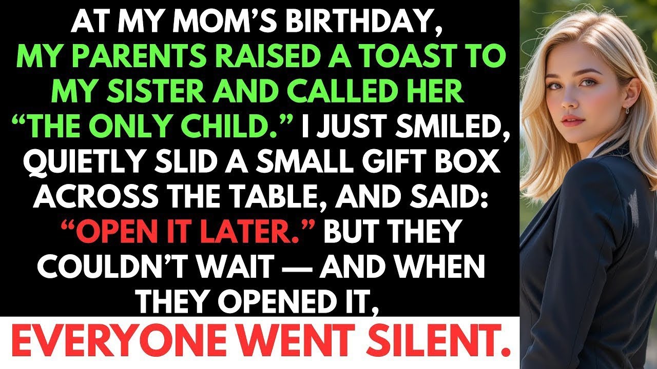 At the Family Dinner, My Parents Called My Sister “The Only Child.” So I Stood Up and Then…