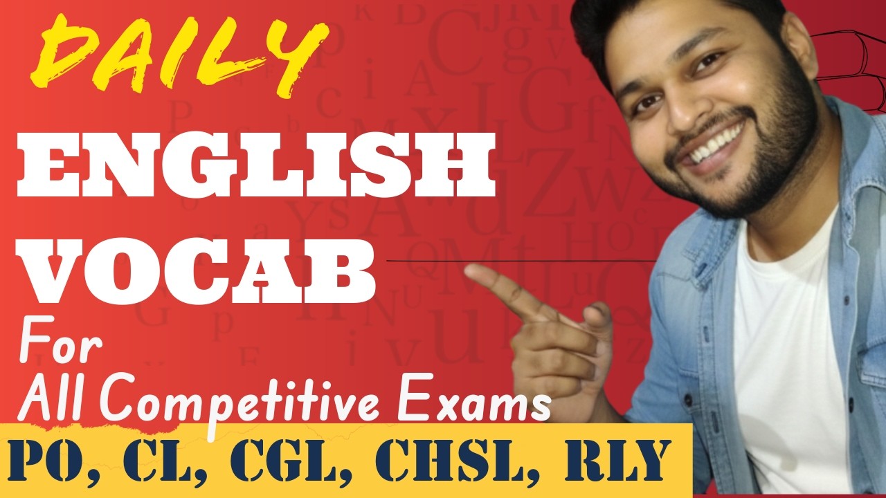DAILY ENGLISH VOCABULARY DOSE , FOR ALL COM EXAMS with @edudeep_11 #english #englishlanguage
