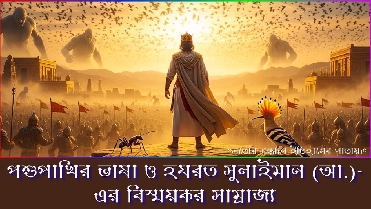 পশুপাখির ভাষা ও হযরত সুলাইমান (আ.)-এর বিস্ময়কর সাম্রাজ্য ।।কুরআনের বিস্ময়কর কাহিনী।। Emani Dastan