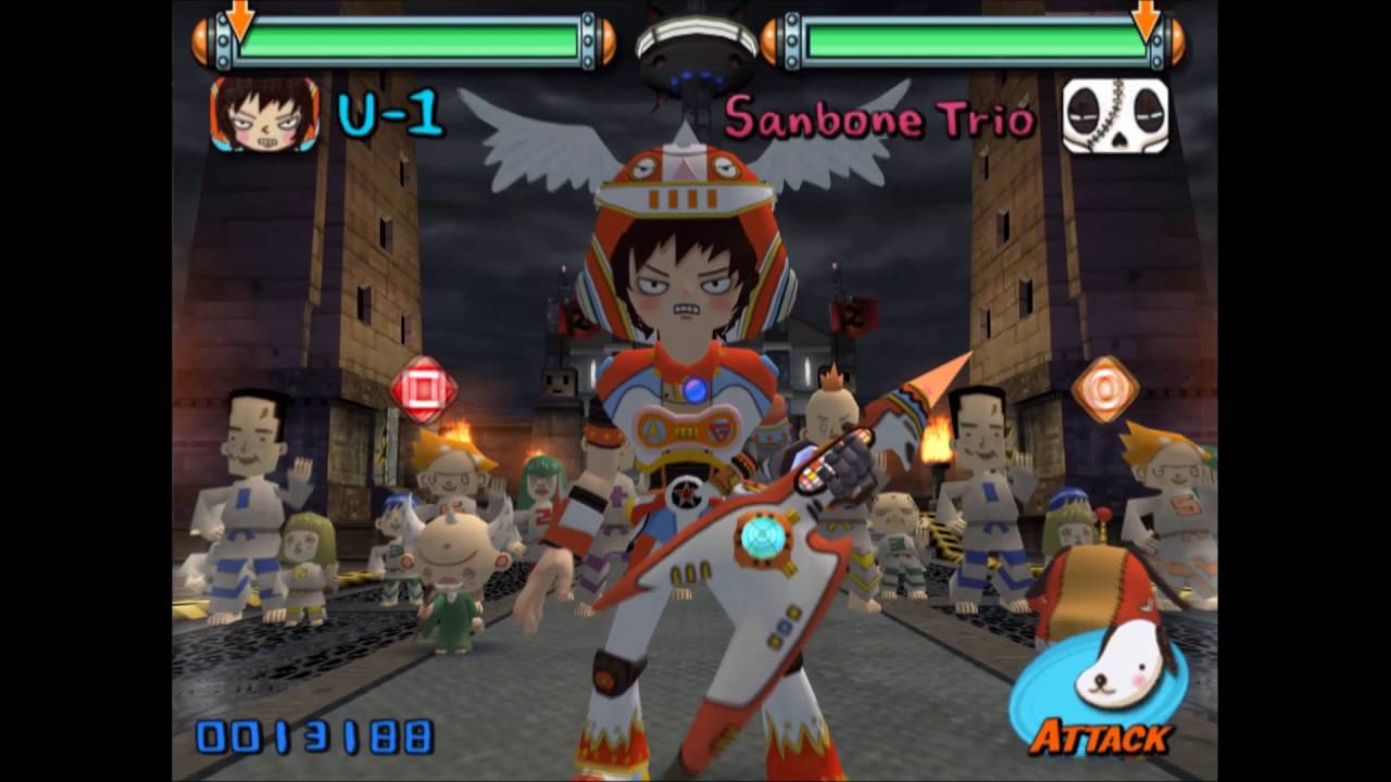Gitaroo Man Stage 7 - Born to be Bone (Sanbone Trio) Master Play Reupload