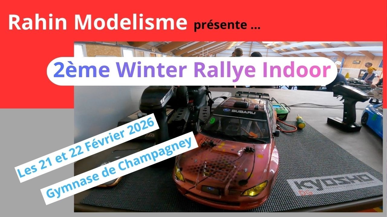 2ème Winter Rallye Indoor  HD 1080p #modélisme #rallycar
