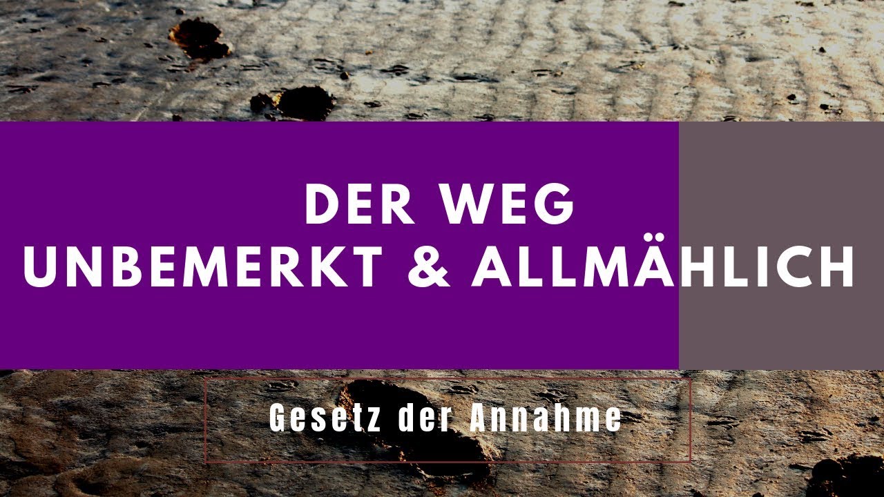 ⏩ Gesetz der Annahme: Der Weg von der Annahme zur Manifestation