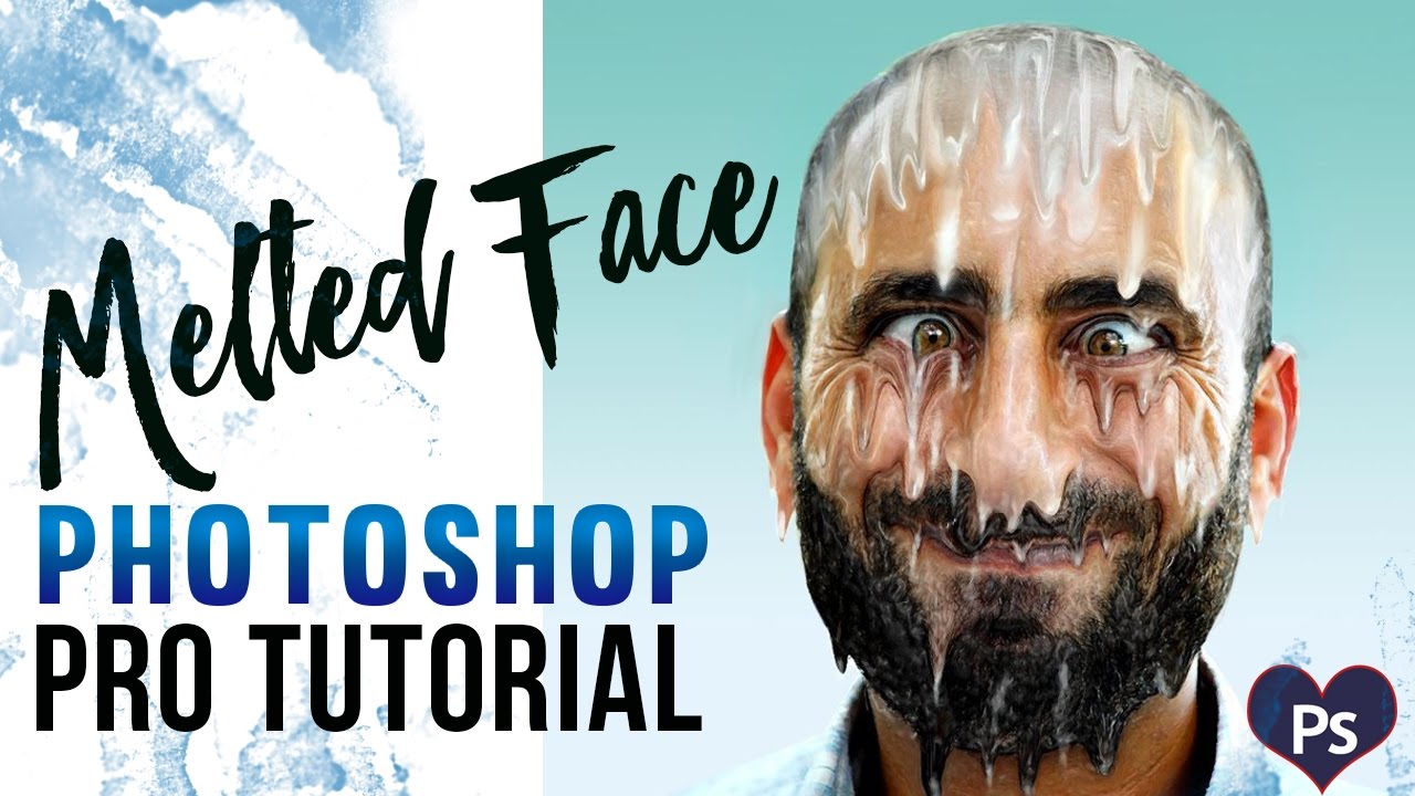 🔴 Melting face effect - How to make melting effect in photoshop