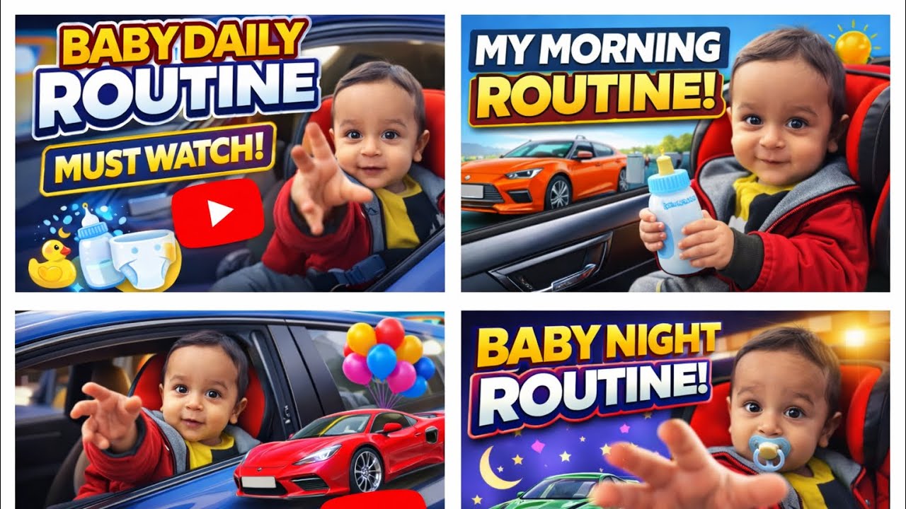 Baby Daily Routine Vlog 🍼🚗 | This Will Melt Your Heart ❤️