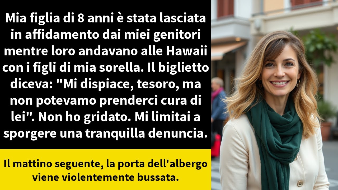 Mia figlia di 8 anni è stata lasciata in affidamento dai miei genitori mentre loro andavano alle
