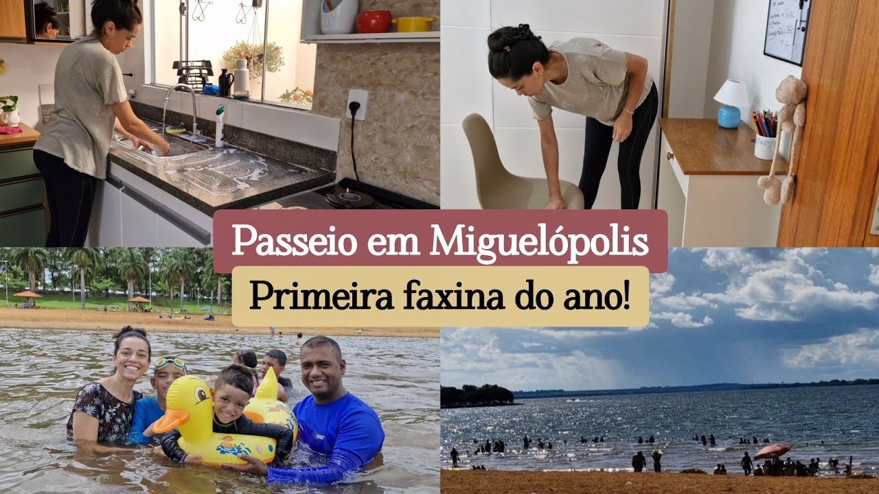 PASSEIO em Miguelópolis(SP)com a família- Foi incrível🌷✨️-E Primeira faxina do ano em toda casa...