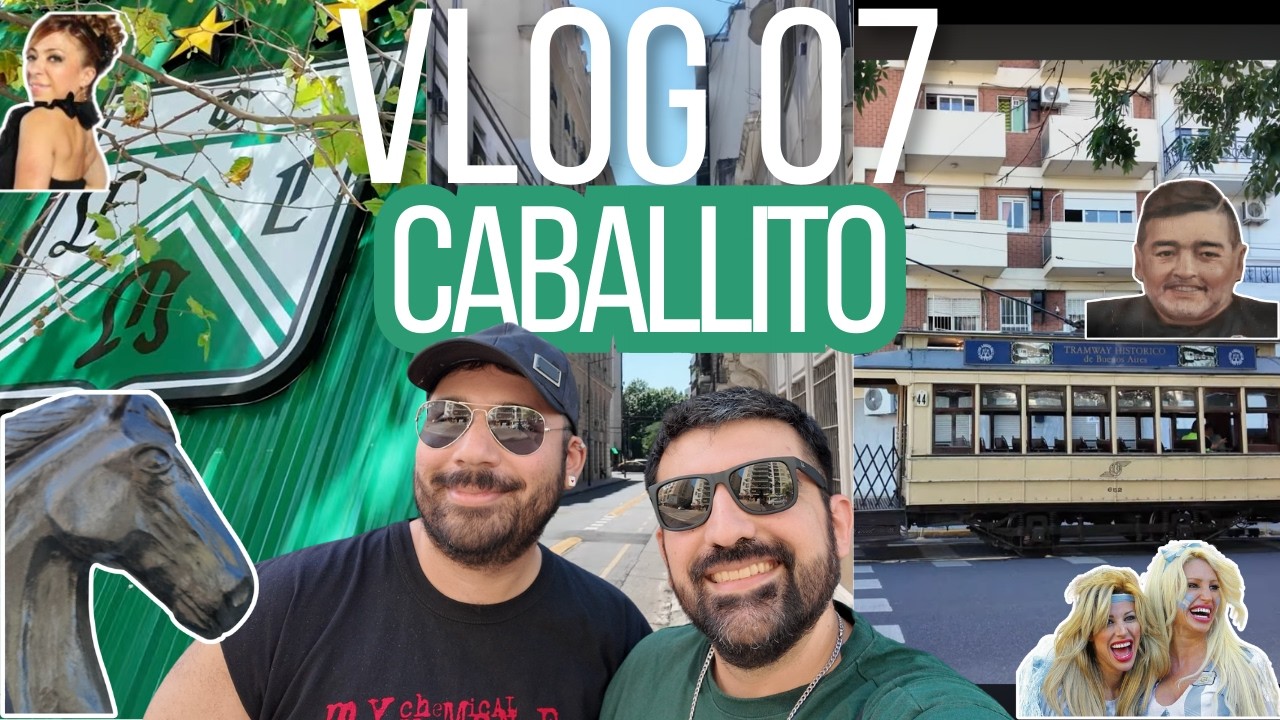 Salimos a caminar por Caballito y terminamos cantando hits mediáticos (subirse al tranvía sale mal)