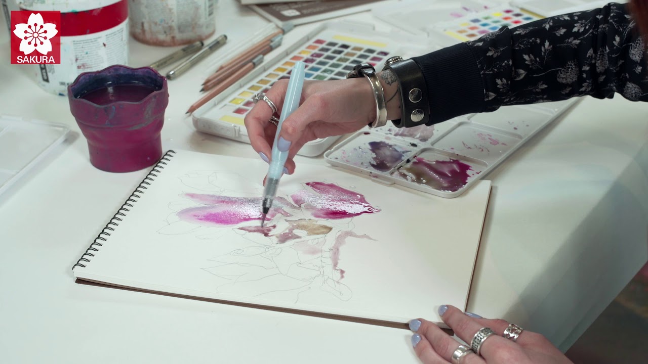 Botanical art by Julia Barminova (part 2) | Sakura Koi Water Colors & Pigma Micron